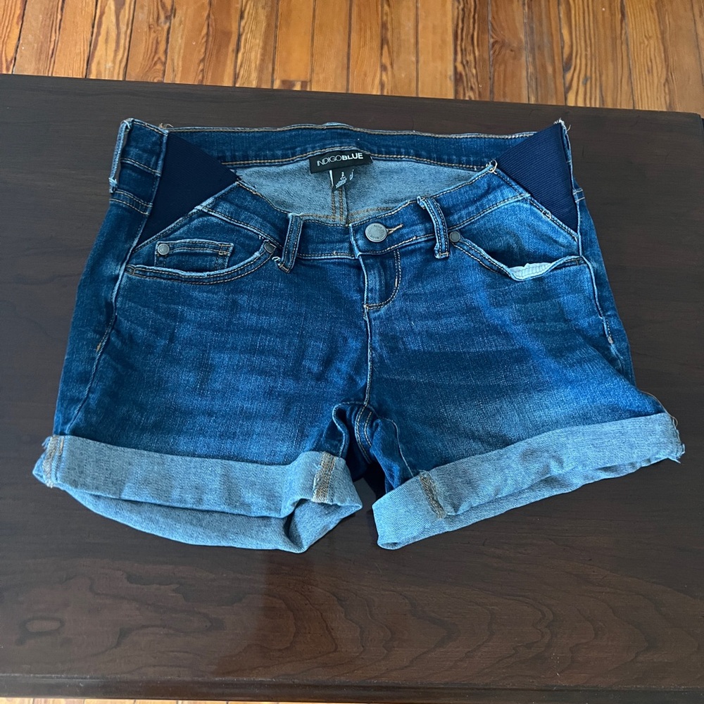 Indigo Blue Women's Jean Shorts - Classic Blue